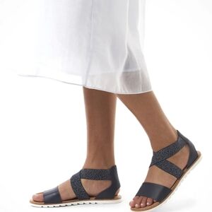 Sorel Ella II Flat Strappy Sandals in Velvet Tan Size 10 NWOT MSRP $85